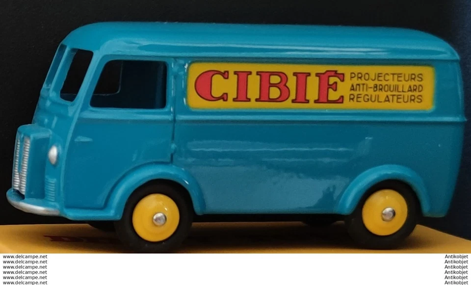 Peugeot D3A Cibié bleu Dinky Toys Atlas 1:43 sans boitte ni socle - Image 1 of 1