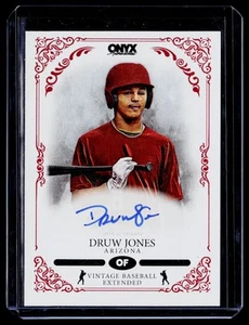 Onyx Vintage Extended 2022 #VADJ Druw Jones Blue Signatures/400 - Imagen 1 de 2