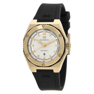 Technomarine Coral Cuarzo Esfera Plateada Reloj Damas TM-416057 Foto 1 de 4