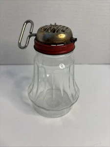 Vintage Federal Tool Corp Dado Chopper Rosso Metallo/Vetro Smerigliatrice Manovella Chicago IL - Foto 1 di 19