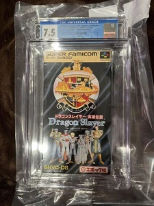 Super Famicom software Epoch Dragon Slayer: The Legend of Heroes SHVC-DS CGC7.5 - Picture 1 of 3