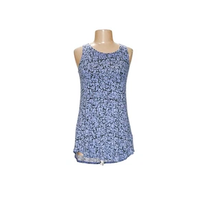 LOGO by Lori Goldstein Blue Rayon Blouse - Women's Size S - Picture 1 of 4