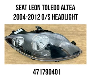 Depo Seat Leon Toledo Altea Freetrack 2004 - 2012 Driver Headlight 471790401 - Picture 1 of 4