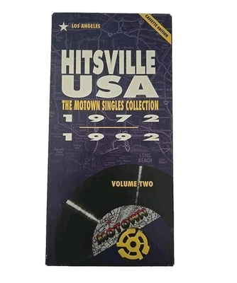 Hitsville USA MOTOWN SINGLES COLLECTION 1972-1992 Vol  2 - 4 Cassette BOX SET NM - Image 1 of 4