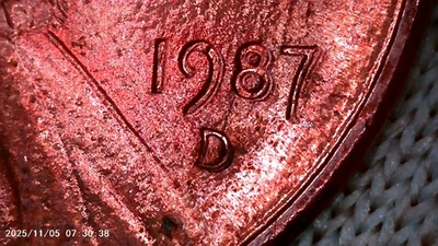1987 D Lincoln Penny DDO, DDR errors - Image 1 of 4