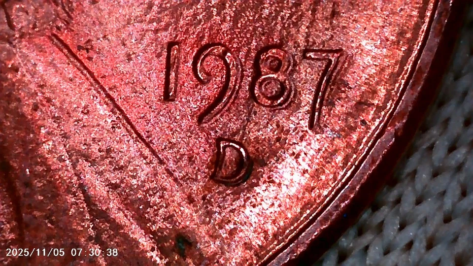 1987 D Lincoln Penny DDO, DDR errors - Image 1 of 4
