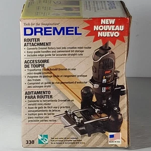 Dremel Utensile Rotante Deluxe Router Attacco Modello 330 con Guida Bordo Mini-Router - Foto 1 di 6