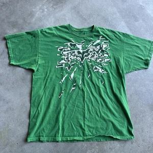 Vintage Y2K Fox Racing Moto Foxhead Graphic Tee Green Men’s Size XL Grunge Skate - Bild 1 von 6