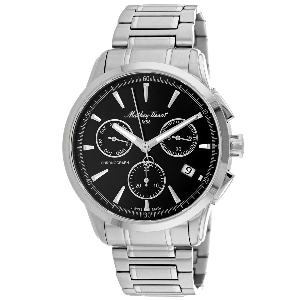 Mathey Tissot Men's Lancelot Black Dial Watch - H198CHAN - Image 1 of 1