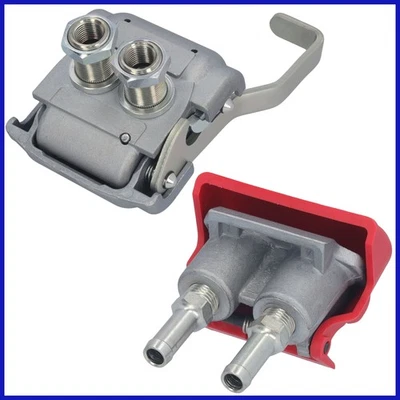 Duo Matic Schnellkupplung Set Kupplungskopf LKW Zugmaschine Anhänger Auflieger - Bild 1 von 4