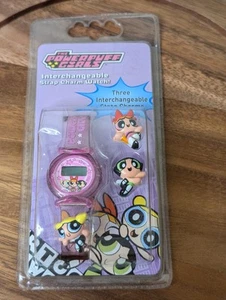 Rare Powerpuff Interchangeable Snap Charms Digital Watch Sealed In Org Package - Picture 1 of 6