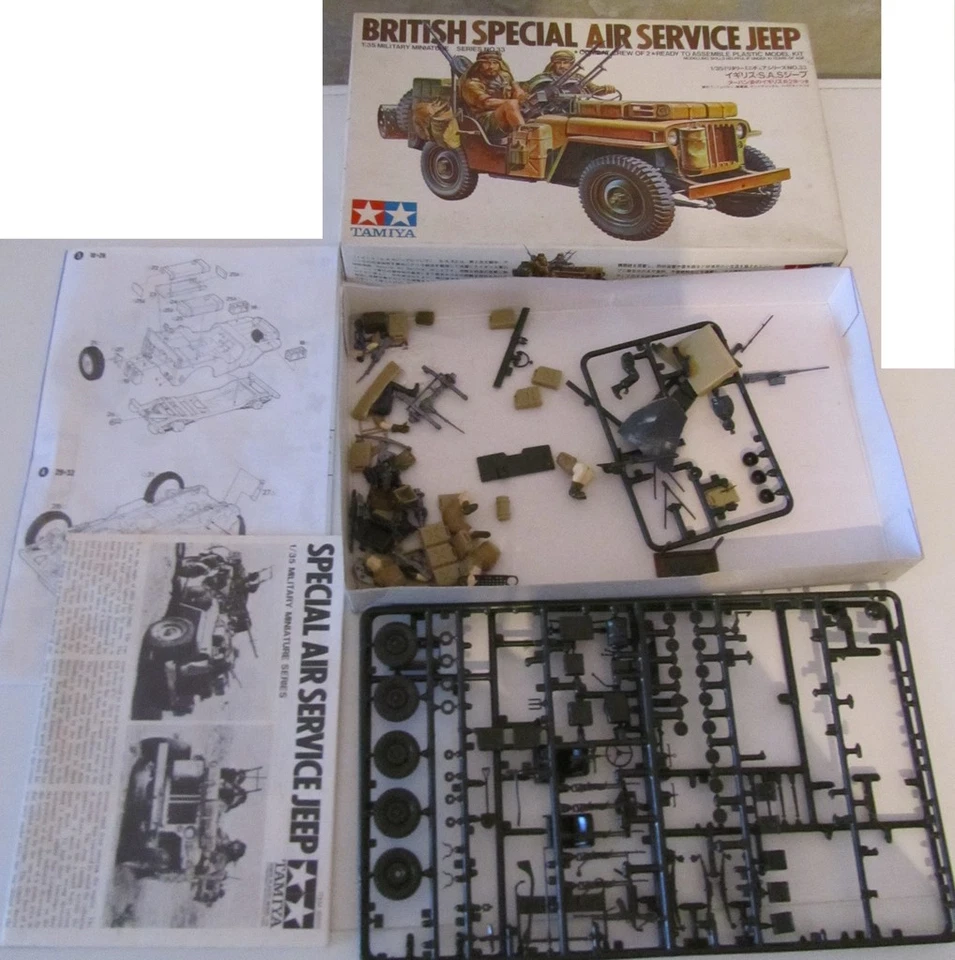 Tamiya 35033 British Special Air Service Jeep 1/35 kit - Immagine 1 di 1