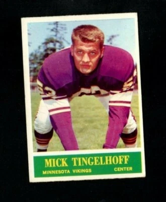 3762* 1964 Philadelphia # 110 Mick Tingelhoff RC EX - Image 1 of 2