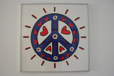 James Rizzi Icon Peace handsigniert Galerierahmung AP 4/25 2009 - Bild 1 von 2