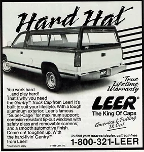 1989 Vintage Impreso Anuncio Hard Hat Leer El Rey de las Gorras Gentry Truck Cap America on - Imagen 1 de 2