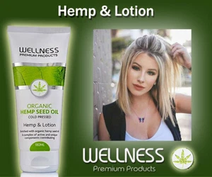 WELLNESS PREMIUM PRODUCTS HEMP SEED OIL Hemp & Lotion (180 ml) - Picture 1 of 2