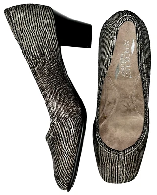 AEROSOLES REPOSACABEZAS 7 CANDELABROS Bombas Clásicas Taupe Piel de Serpiente PREMIADO PRIORIDAD Foto 1 de 4