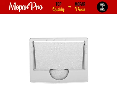 1950 PLYMOUTH SUBURBAN SAVOY WAGON NEW LICENSE PLATE LENS - Image 1 of 4