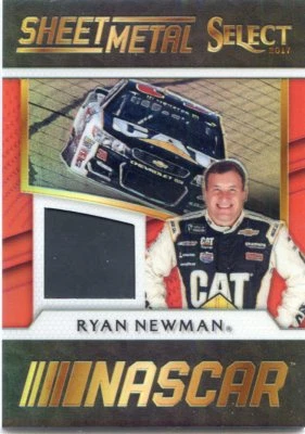 2017 Panini Select Racing RYAN NEWMAN Race Used Sheet Metal Relic Red Prizm #/99 - Image 1 of 2