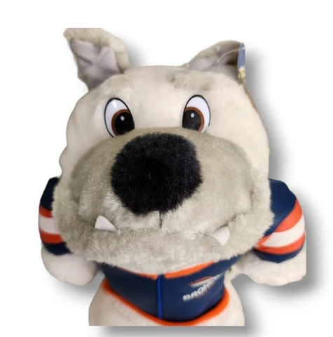 1998 NFL Play by Play Denver Broncos 12" Bulldog Stuffed Plush Official License Cover