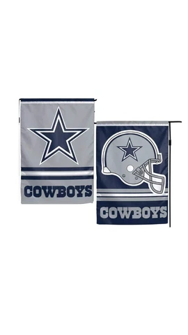 Dallas Cowboys 12”x18” Garden Flag.   Stand Not Included! Bin#17 Cover