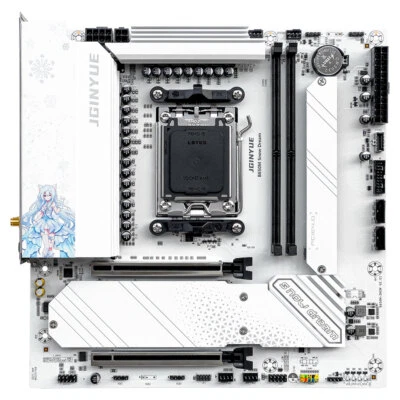 AM5 B650M Motherboard DDR5 Micro ATX Support AMD Ryzen 7000/8000/9000series CPU  - Image 1 of 4
