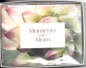 Moments With Mom Erinnerungsbuch Muttertag Punze Ausdrücke NEU - Bild 1 von 12