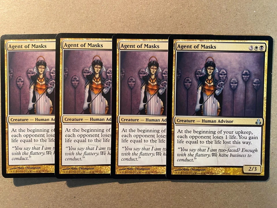MTG 4x Agent of Masks Guildpact Modern Magic the Gathering Card x4 NM - Image 1 of 1