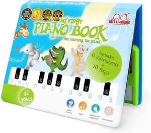 Mi primer libro de piano para niños con 20 teclas y 10 canciones - Imagen 1 de 6