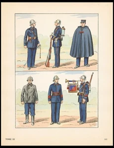 Tome III, Plate: 102 - Hector Large Military Uniform Print - Picture 1 of 1