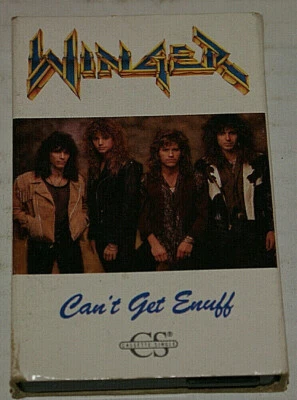 Winger - Can't Get Enuff 1990 Cassette Single VG+/VG+ Out Of Print Glam Metal - Image 1 of 4