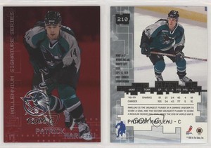 1999-00 ITG Be A Player Millennium Signature Series /25 Patrick Marleau #210
