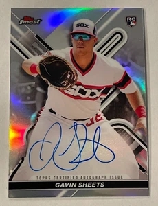 2022 Finest Gavin Sheets REFRACTOR Autograph Auto Rookie Card RC #FA-GS - Picture 1 of 2
