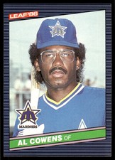 1986 Leaf Al Cowens Seattle Mariners #184