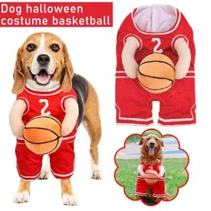 Disfraz de baloncesto para perro con pelota perro baloncesto Halloween perro baloncesto Pla E6P6 - Imagen 1 de 18