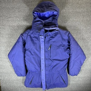 Patagonia Puffer Jacket donna viola medio full zip campione sci outdoor - Foto 1 di 7