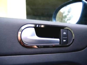 D VW Golf 5 Plus Chrom Rahmen für Türgriffe - Edelstahl poliert - Picture 1 of 3