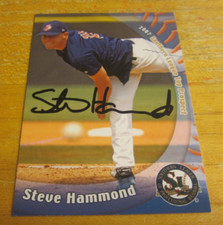 Steve Hammond Autographed Signed 2007 Huntsville Stars Grandstand #6 Card MLB