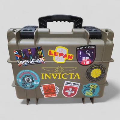 INVICTA Dive Impact Case Green Patch 1 Watch Slot + Speaker & Flashlight - Image 1 of 4