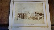 1880'S ANTIQUE PHOTOGRAPH - SAILING SHIP ANAURUS - E.W. NEWTH SAN FRANCISCO USA