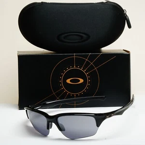 Oakley Sunglasses Flak Beta Black Polished Glossy Iridium Grey OO 9363 02 - Picture 1 of 12