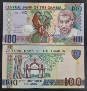2006 Gambia 100 Dalasis BANKNOTE CURRENCY UNC - Picture 1 of 1