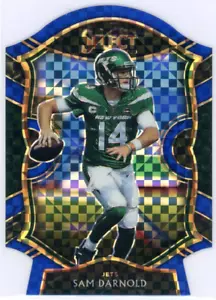 2020 Panini Select - Sam Darnold - Concourse - Blue Checkerboard Prizm - #18 - Picture 1 of 2
