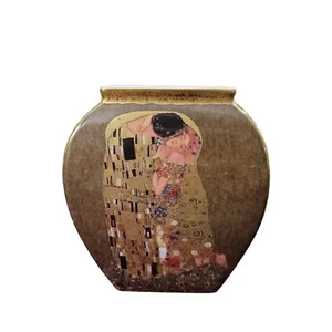 Rentner Klimt Vase Goebel Artis Orbis Germany Der Kub signiert gold vergoldet Geschenk - Bild 1 von 13