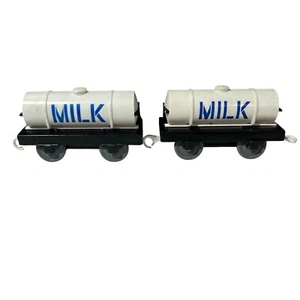 Thomas and Friends Trackmaster Sodor Milk Cargo Car Lot Of 2 - Picture 1 of 3