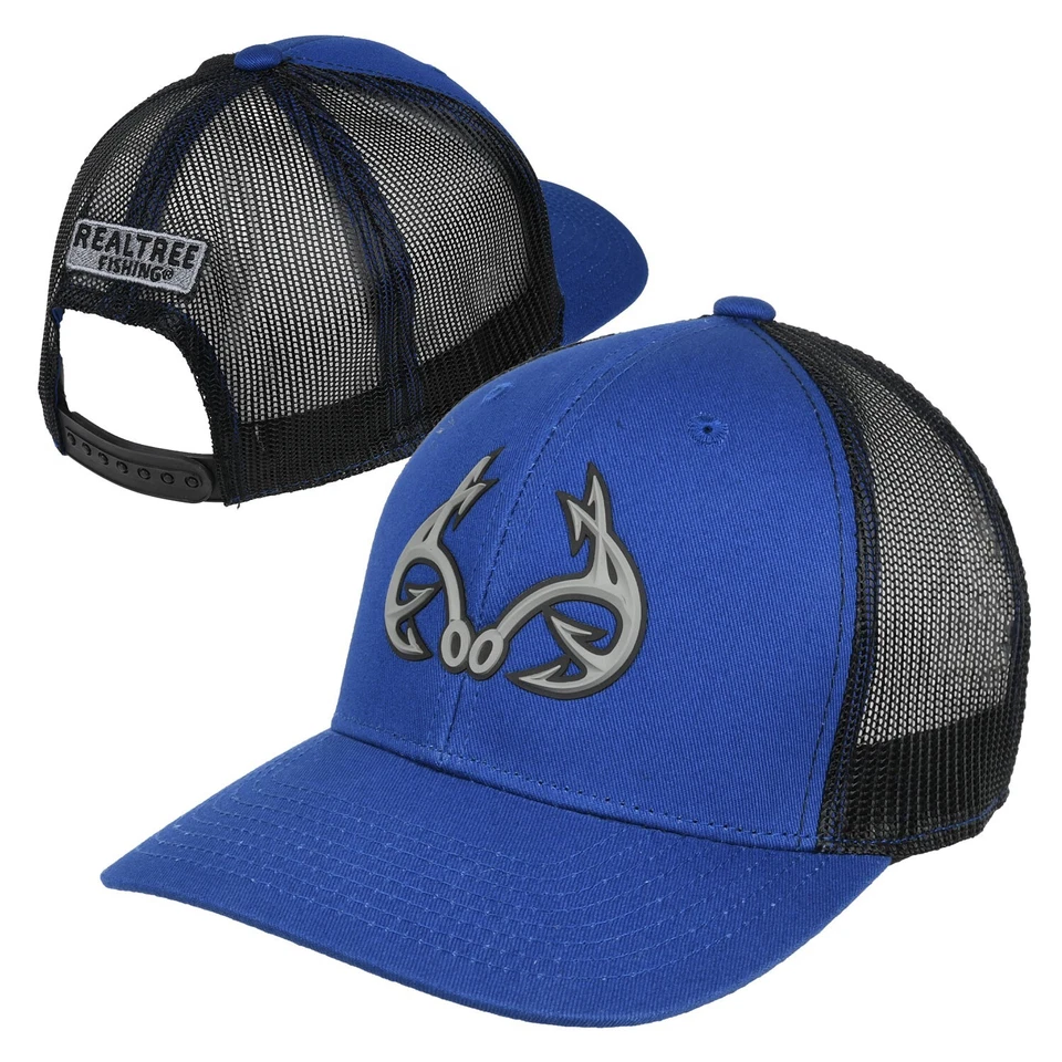 Gorra trasera de malla Realtree Antlers - azul real/negro Foto 1 de 3