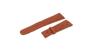 Bracelet montre en autruche en 24mm pour boucle deployante de 18mm - Imagen 1 de 1