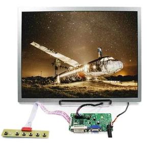 DVI VGA LCD Controller Board 15in DV150X0M-N10 1024x768 LCD Screen - Photo 1/5