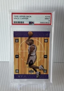 1998-99 Upper Deck - Rookie Watch Vince Carter #316 RC PSA 9 Mint - Picture 1 of 2