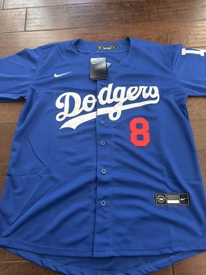 Camiseta Enrique “Kike” Hernández Adulto Azul Dodgers Talla Grande  Foto 1 de 2